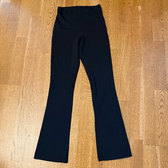 Lululemon Align High-Rise Mini Flare Pant Size 4 Nulu Black Leggings - Picture 5 of 11